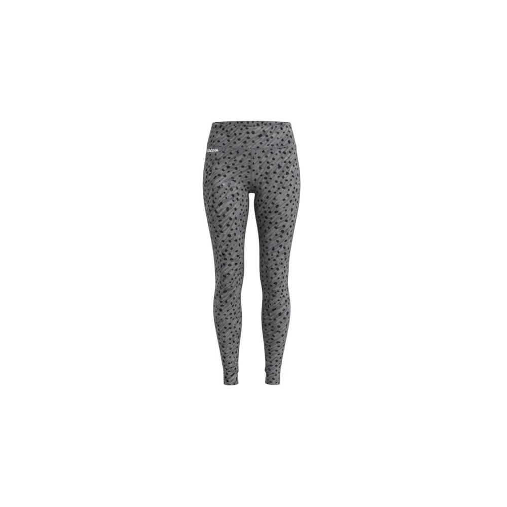 Kendall & Kylie Leggings Womens L Grey Leopard Print High Waist KD1-1805